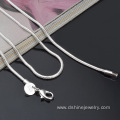 1.2mm Sterling Silver Snake Chain Necklace For Wedding Party